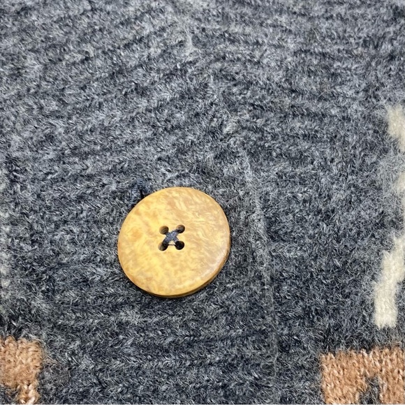 Women's Cardigan S/M V-Neck Button Front Gray/Brown/Blue SOFT COZY - Picture 7 of 15